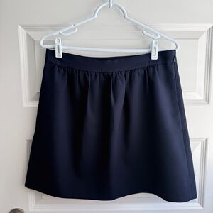 J.Crew Navy Blue Mini Skirt – Classic Workwear Shift Skirt – Size 6